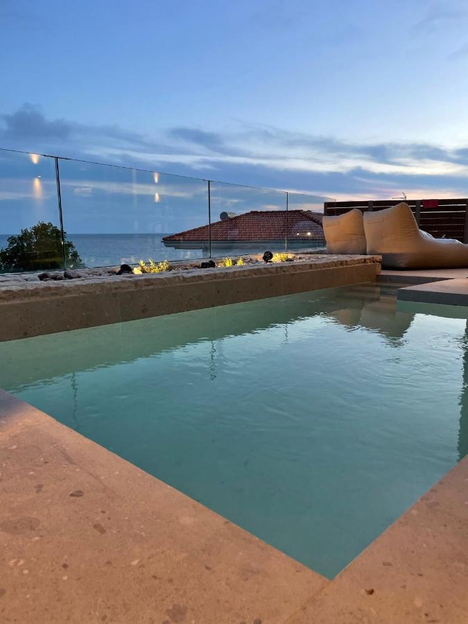 Luxury Villas Vrachos Beach Exterior foto