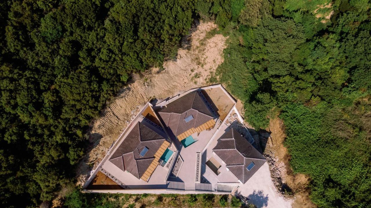Luxury Villas Vrachos Beach Exterior foto