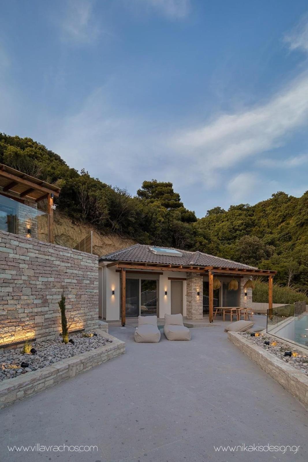 Luxury Villas Vrachos Beach Exterior foto