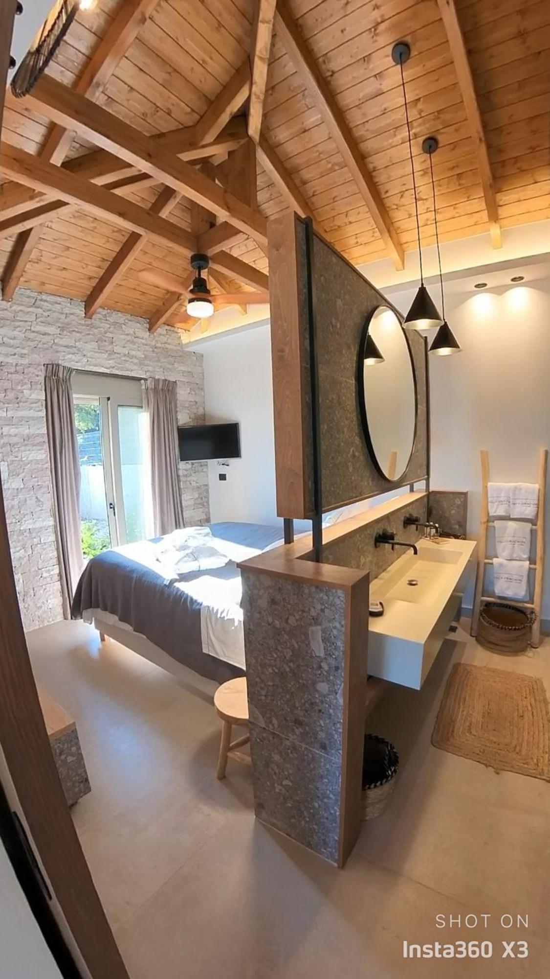 Luxury Villas Vrachos Beach Exterior foto
