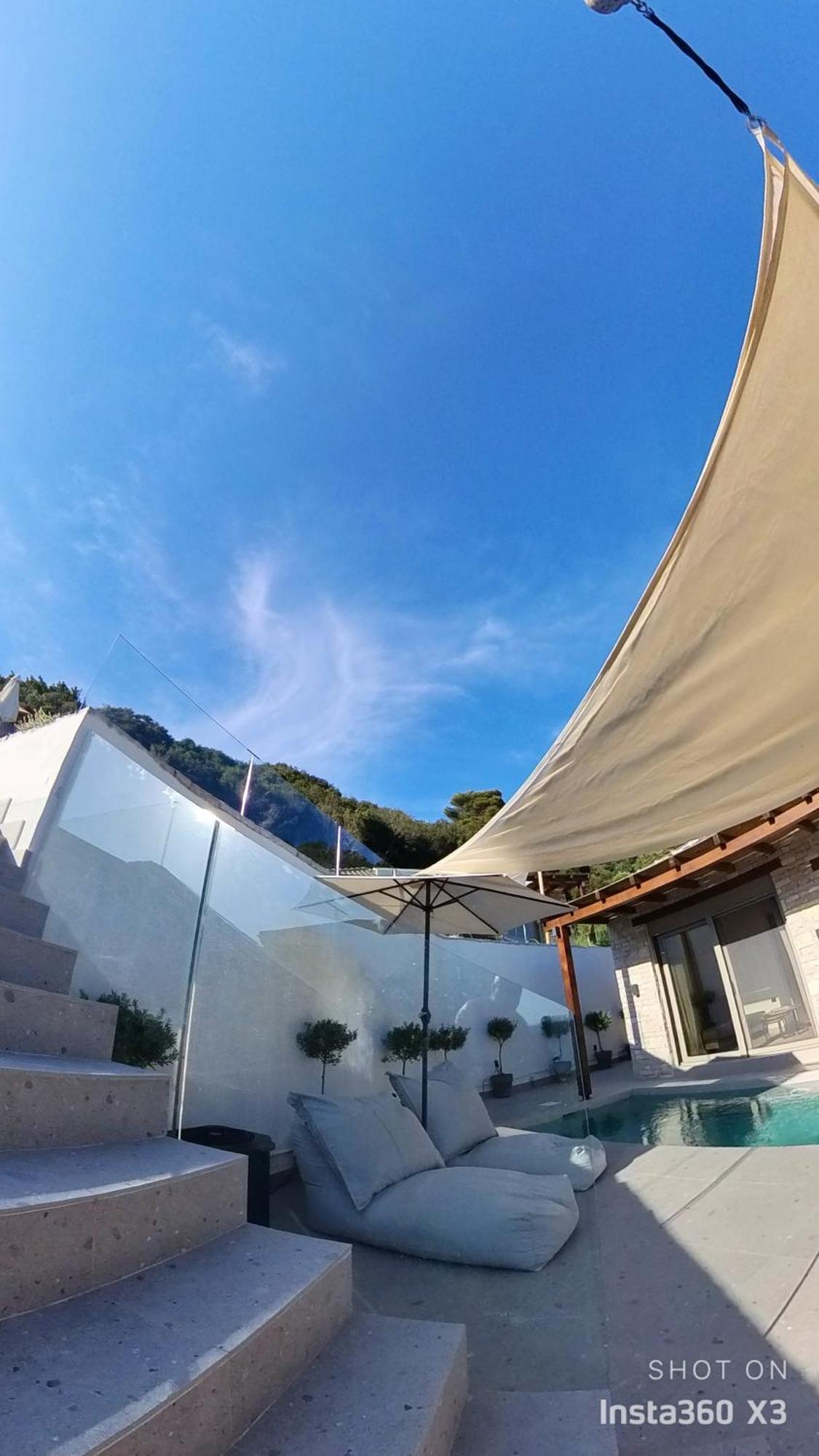 Luxury Villas Vrachos Beach Exterior foto